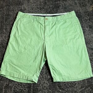 Bobby Jones Mens Mint Green Flat Front Golf Shorts Size 40 Chino Preppy Casual